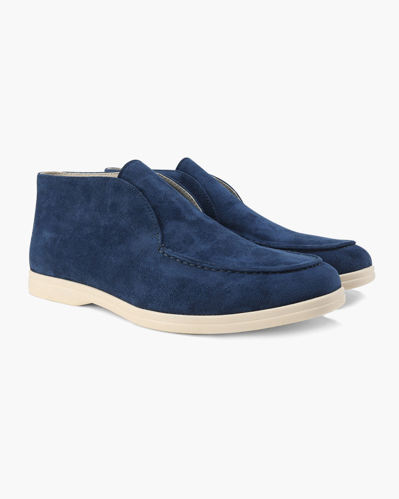 Derby-Schuhe – Cognac-Wildleder