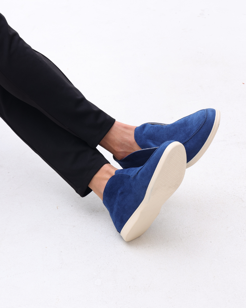 Derby-Schuhe – Cognac-Wildleder