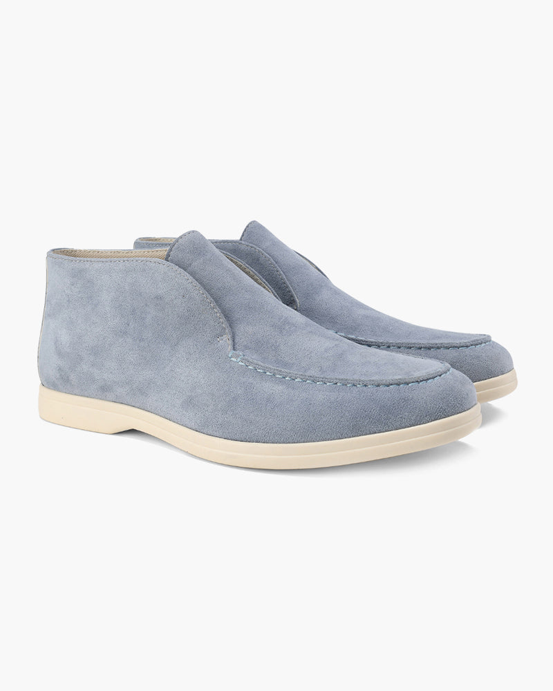 Derby-Schuhe – Cognac-Wildleder